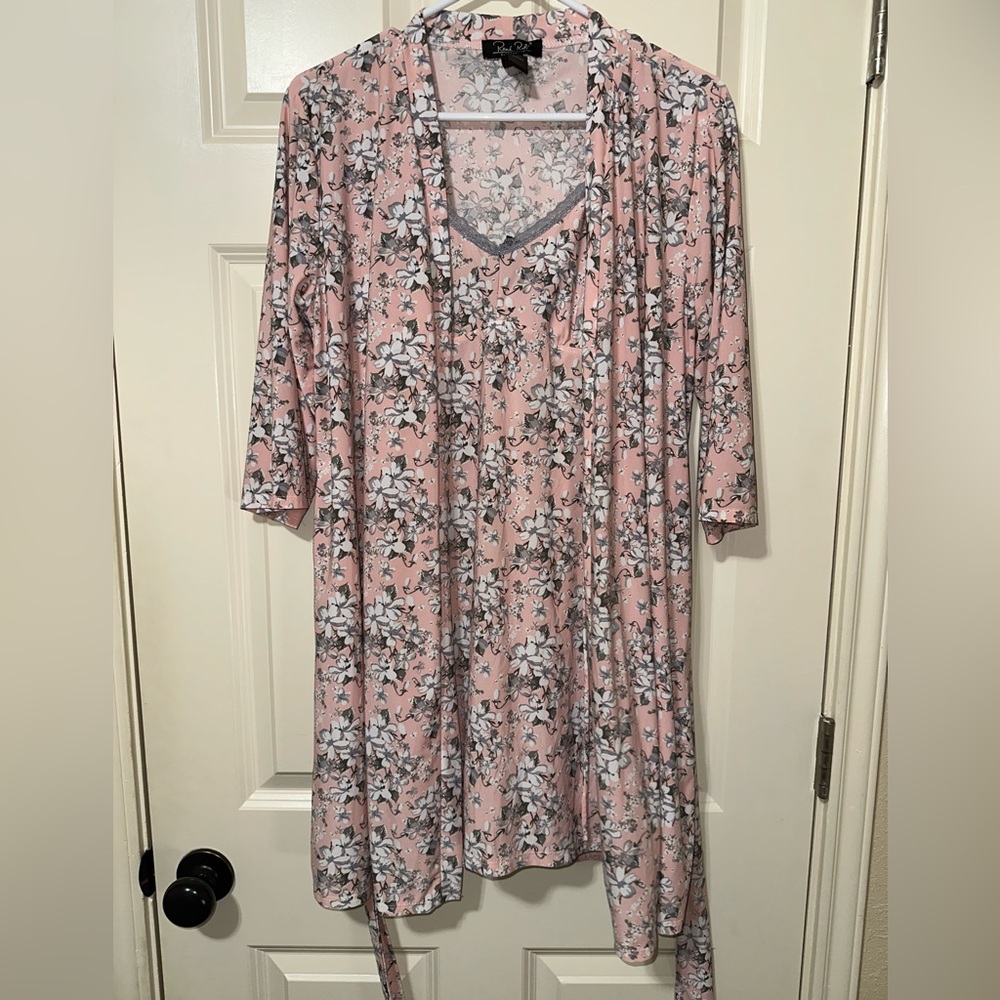 Floral Pink Nightgown